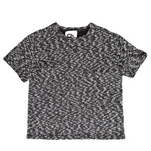 Carolina Herrera TV‎ Fuzz Knit Short Sleeve Top - Pit to pit 19.5"